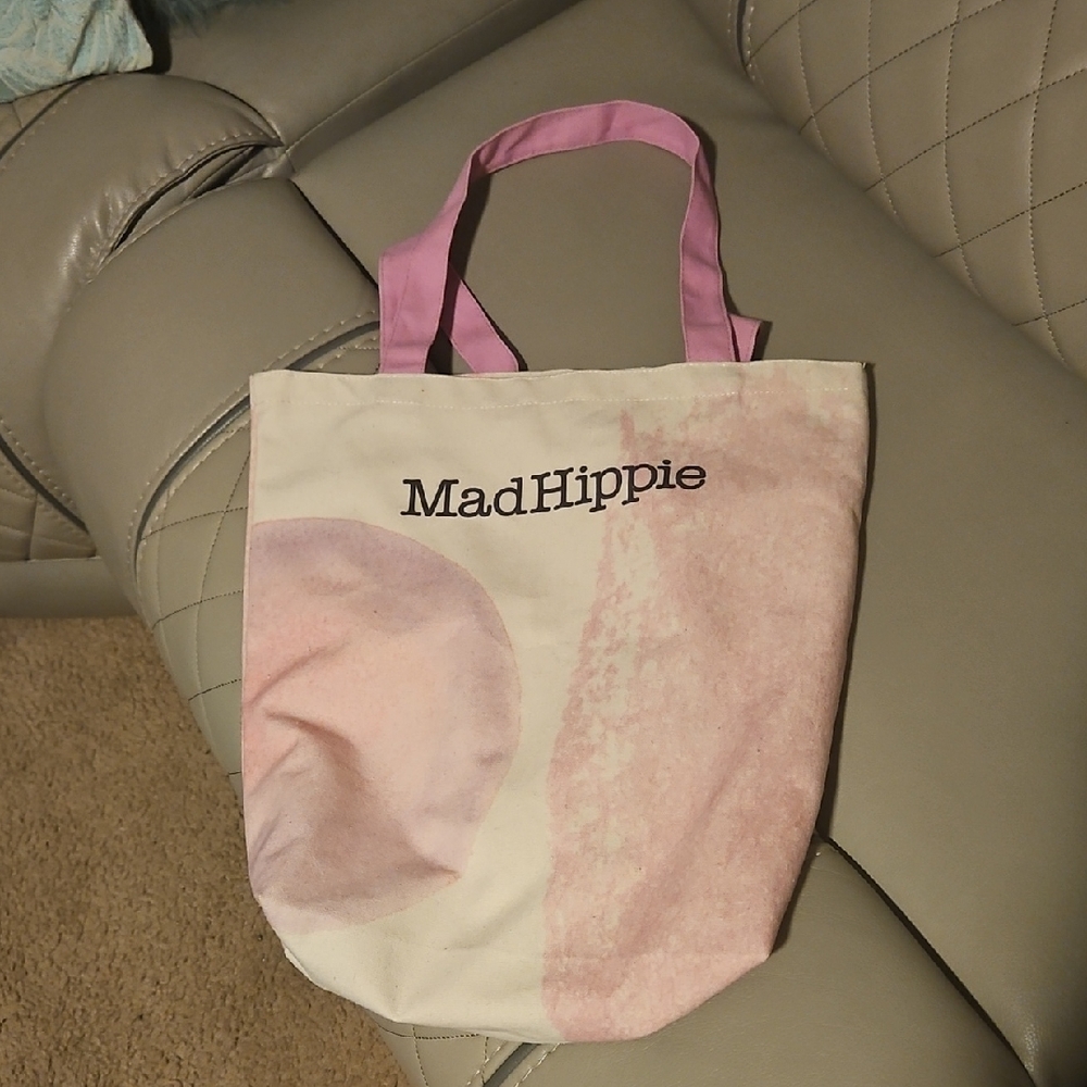 Mad Hippie Pink and Cream Tote Bag